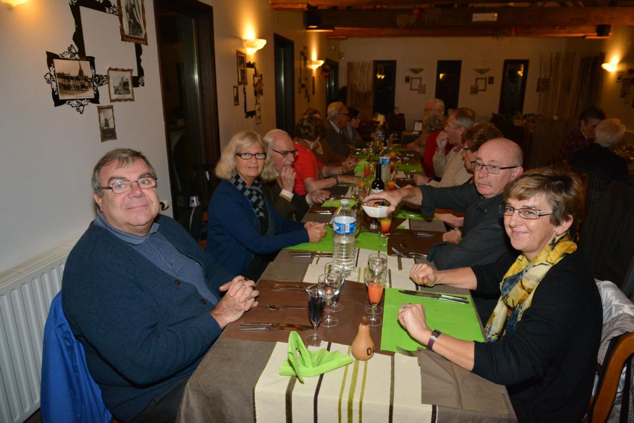 Le repas au Moulin de la Roome