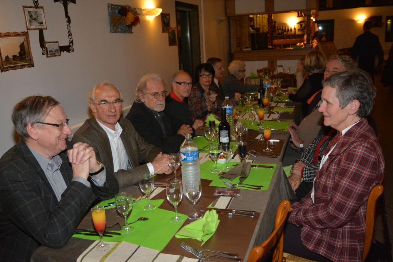 Le repas au Moulin de la Roome