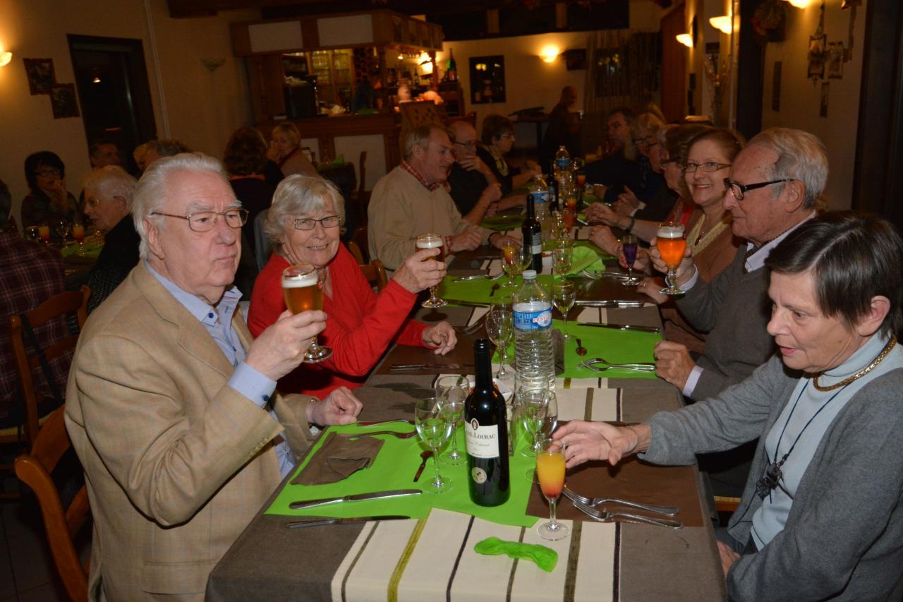 Le repas au Moulin de la Roome