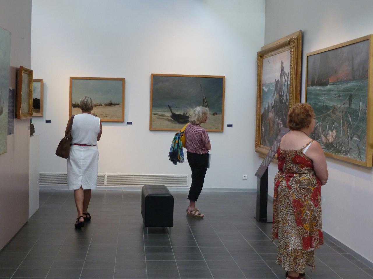 Visite du musée de Berck : exposition Lepic